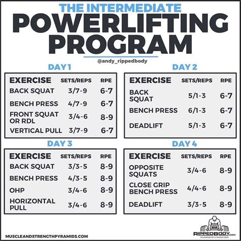 Powerlifting workouts - This will all be done through linear periodization, which tends to be most effective when just getting started in the gym. The focus is on stabilization and strength endurance, basic barbell ...